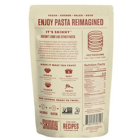 Konjac Fettuccine Pasta Shape 9.52 Oz (Case Of 6) by It's Skinny Pasta