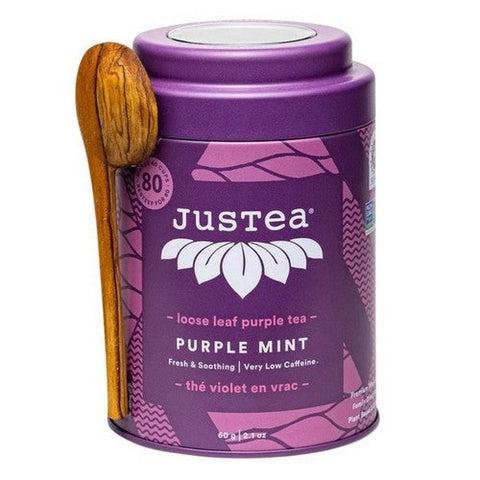 JusTea, Purple Mint Tea, 60 Grams X 6