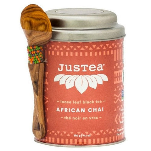 JusTea, Black Tea Trio Stacking Tins Variety Pack, 106 Grams X 6