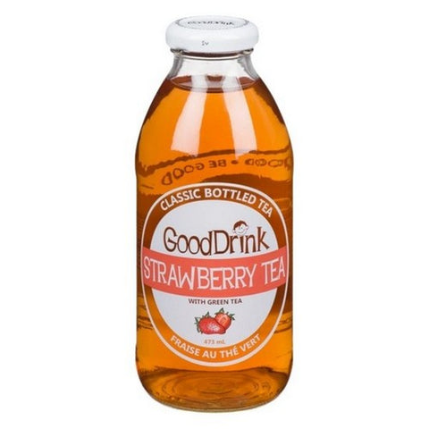 Gooddrink, Strawberry With Green Tea, 473 Ml (Case Of 12)