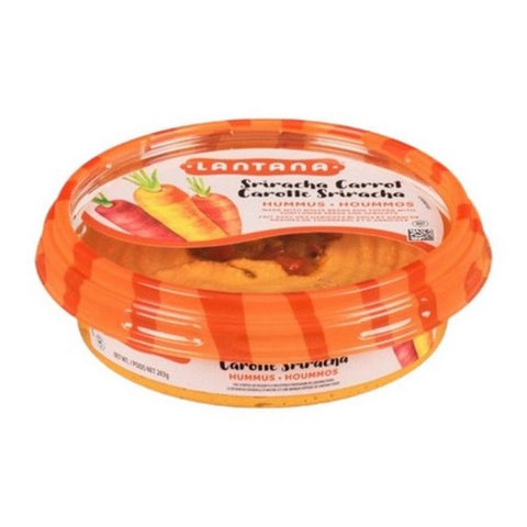 Lantana, Sriracha Carrot Hummus White Beans, 283 Grams (Case Of 8)