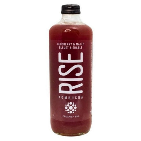 Rise, Organic Blueberry And Maple Kombucha, 1 Liter (Case Of 6)