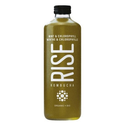 Rise, Organic Mint And Chlorophyll Kombucha, 1 Liter (Case Of 6)