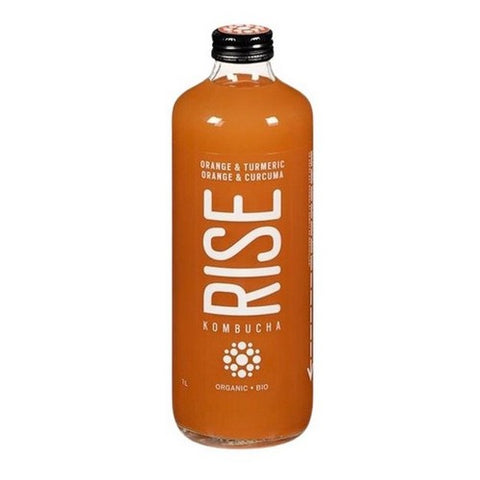 Rise, Organic Orange And Turmeric Kombucha, 1 Liter (Case Of 6)