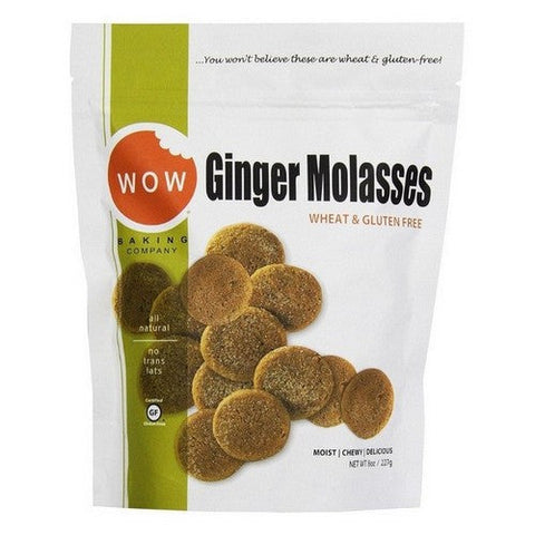 Wow Baking Company, Ginger Molasses Cookie, 227 Grams (Case Of 12)