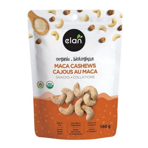 Elan, Organic Maca Cashews, 160 Grams (Case Of 8)