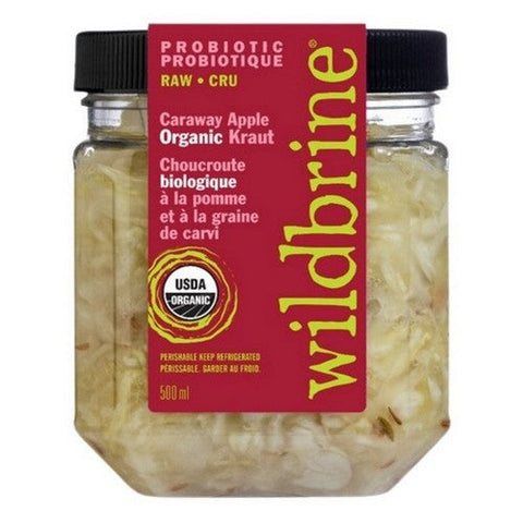 Wildbrine, Caraway Apple Organic Kraut, 500 MI (Case Of 6)