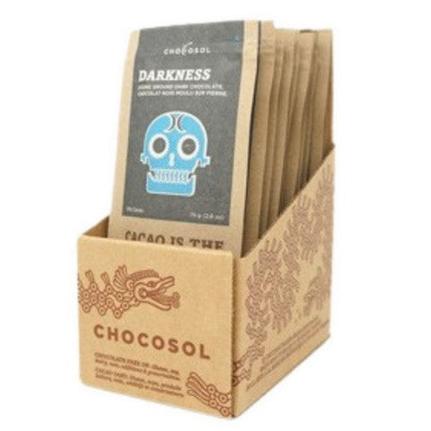 Chocosol, Darkness Dark Chocolate, 75 Grams (Case Of 10)