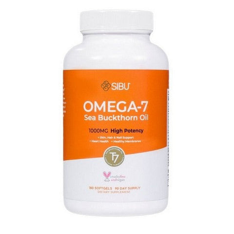 Sibu, Omega 7 Support Sea Buckthorn Oil, 180 Count
