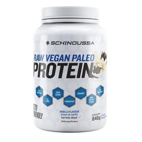 Schinoussa, Raw Vegan Peleo Protein Vanilla, 840 Grams