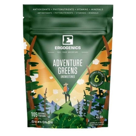 Ergogenics Nutrition, Adventure Greens Powder, 420 Grams
