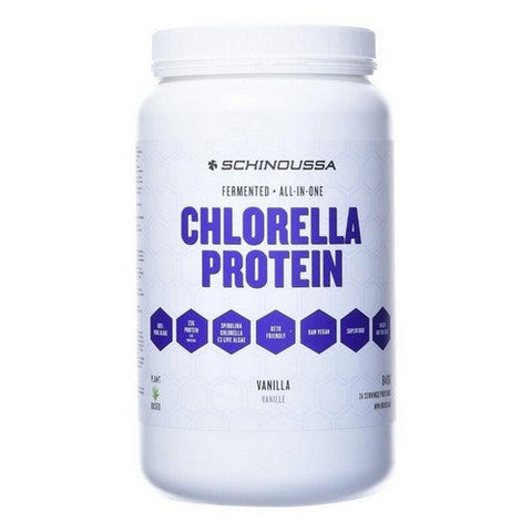 Schinoussa, Fermented Chlorella Protein Vanilla, 840 Grams