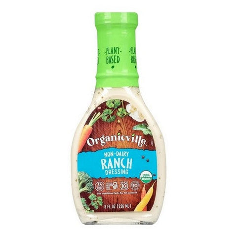 Organicville, Organic Non Dairy Ranch Dressing, 8 Oz (Case Of 6)