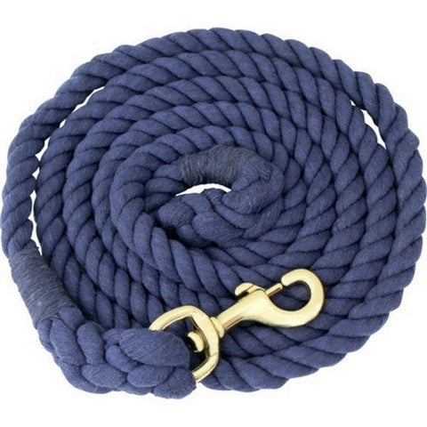 Partrade, Cotton Horse Lead, 3/4 IN X 10 Feet,Navy