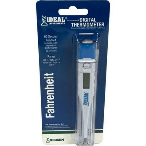 Ideal, Digital Thermometer W/Hard Plastic Case, 5 IN