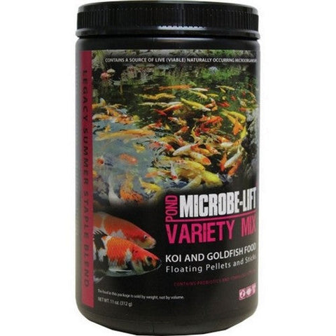 Microbe-Lift, Microbe-Lift All Season Mix Koi & Goldfish Food, 11 Oz