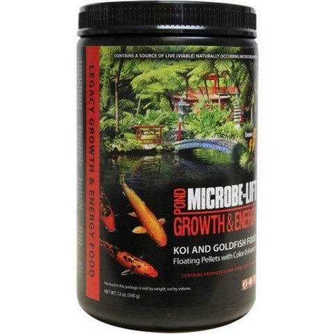 Microbe-Lift, Microbe-Lift Growth & Energy Koi & Goldfish Food, 12 Oz