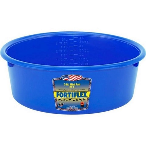 Fortiflex, Fortiflex Mini Pan Feeder, 5 QT,Blue