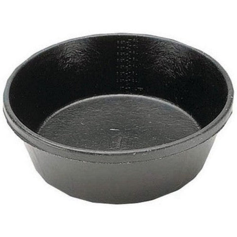 Fortex, Fortex Rubber Stall Feeder, 8 QT,Black