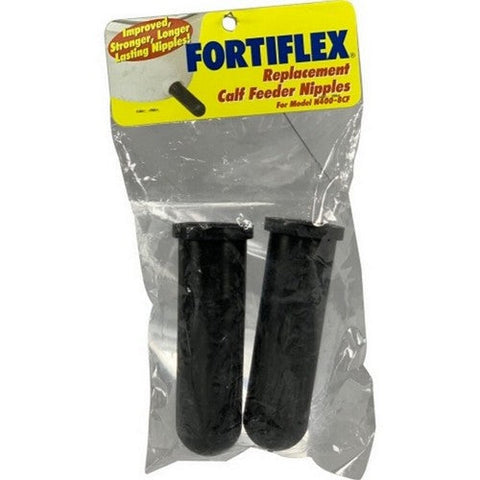Fortiflex, Fortiflex Replacement Calf Nipples, 2 Pack,Black
