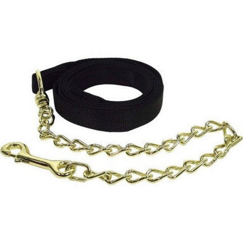 Hamilton, Hamilton Nylon Lead W/Chain & Snap, 7 Feet,Black