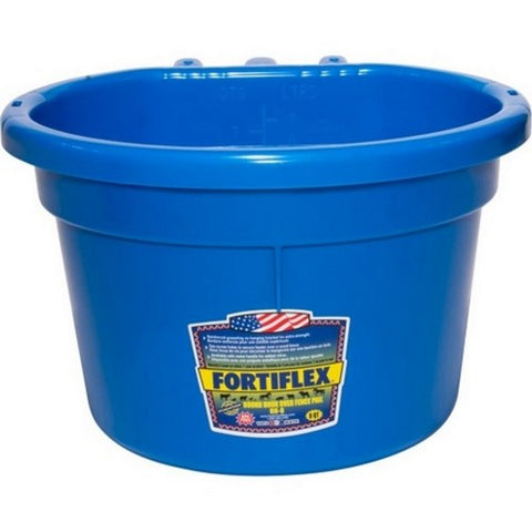 Fortiflex, Fortex Round Over The Fence Pail, 8 QT,Blue