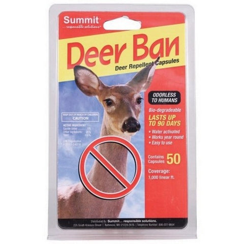 Summit, Deer Ban Deer Repellent Capsules, 50 Count
