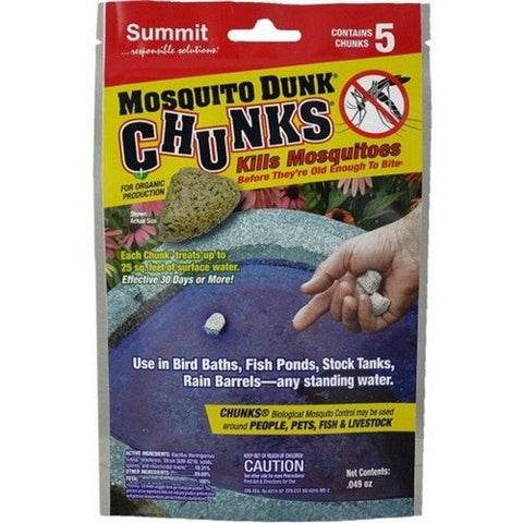 Summit, Summit Mosquito Dunk Chunks, 5 Count
