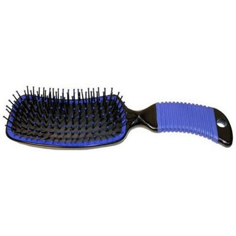 Partrade, Curved Handle Mane & Tail Brush, 9 Inches, Blue