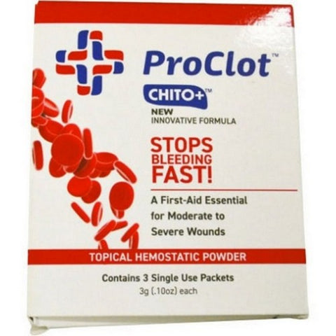 Proclot, Pro Clot Single Use Hemostatic Powder, 9 GRAM