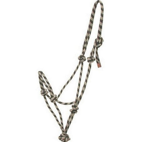 Gatsby, Gatsby Classic Cowboy Rope Halter, HORSE,Beige/Black