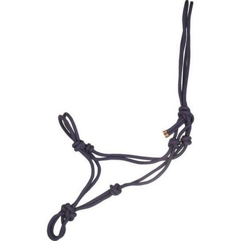 Gatsby, Gatsby Classic Cowboy Rope Halter, HORSE,Navy