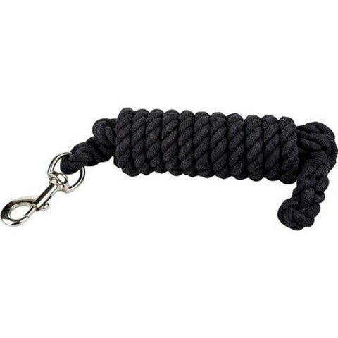 Gatsby, Gatsby Cotton Lead/Bolt Snap, 5/8 IN X 10 Feet,Black
