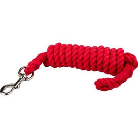 Gatsby, Gatsby Cotton Lead/Bolt Snap, 5/8 IN X 10 Feet,Red