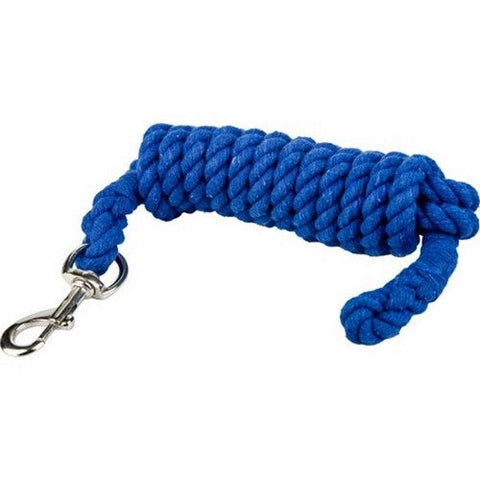 Gatsby, Gatsby Cotton Lead/Bolt Snap, 5/8 IN X 10 Feet,Blue