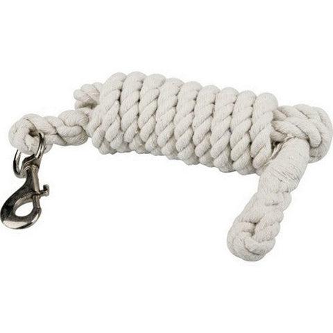Gatsby, Gatsby Cotton Lead/Bolt Snap, 5/8 IN X 10 Feet,White