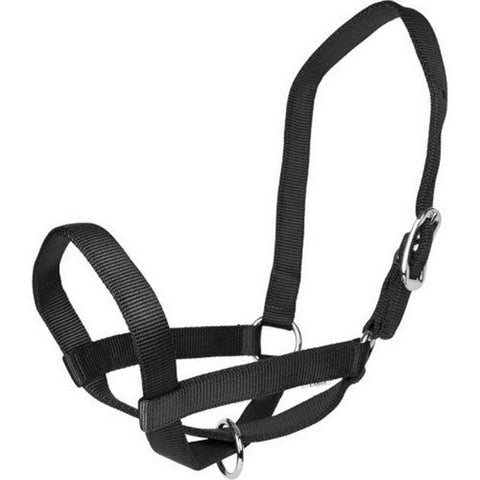 Gatsby, Gatsby Nylon Cattle Halter, XL,Black