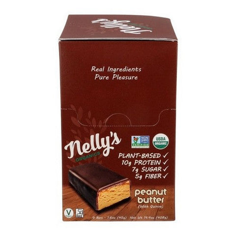 Nelly's Organics, Peanut Butter Quinoa Organic Bar, 1.6 Oz (Case Of 9)