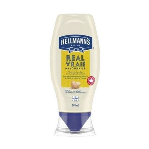 Hellmann's, Mayonnaise Real Squeeze, 340 Ml (Case Of 12)