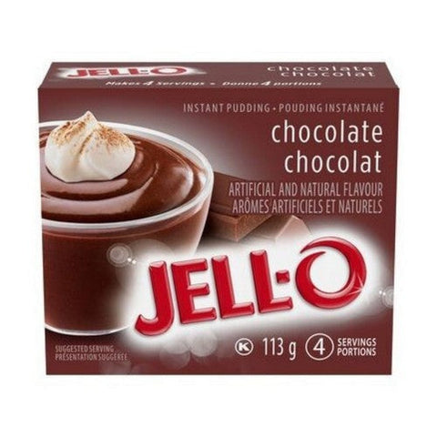 Jell-O, Chocolate Instant Pudding, 113 Grams (Case Of 24)
