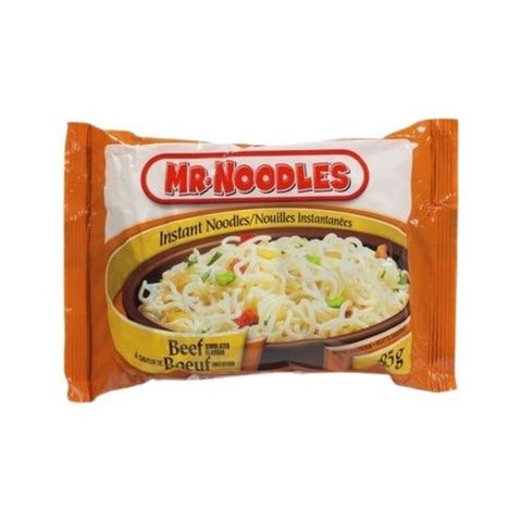 Mr. Noodles, Beef Flavour Instant Noodles, 85 Grams (Case Of 24)