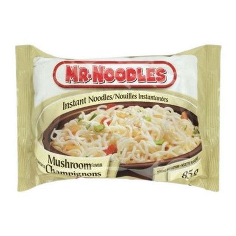Mr. Noodles, Instant Noodles Mushroom Flavour, 85 Grams (Case Of 24)