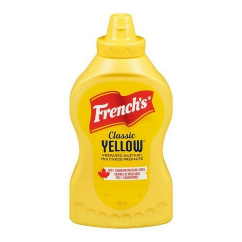 French's, Classic Yellow Prepared Mustard, 400 Ml (Case Of 16)