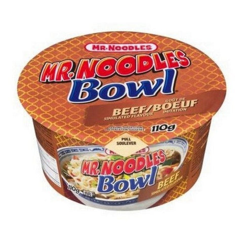 Mr. Noodles, Noodles Beef Flavoured, 110 Grams (Case Of 12)