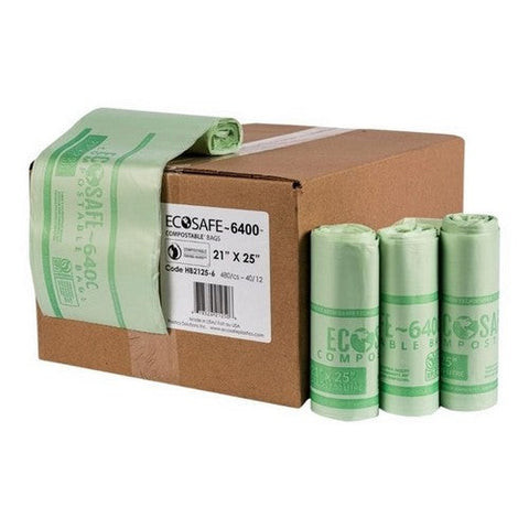EcoSafe, Compostable Bag Liner 21 X 25, 480 Count