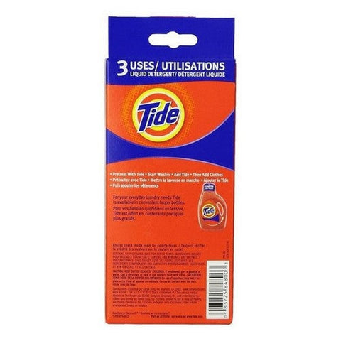 Tide, Original Scent Liquid Travel Size Detergent, 24 Count (Case Of 24)