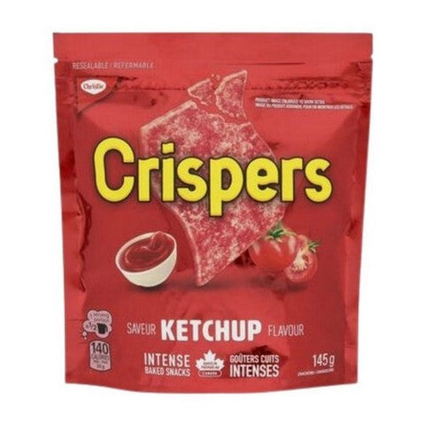 Crispers, Ketchup Flavoured Crackers, 145 Grams (Case Of 12)