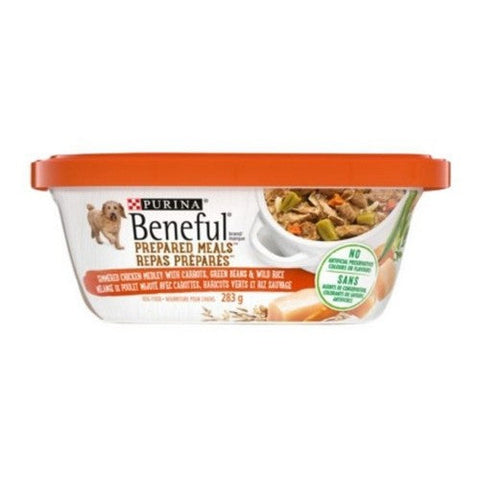 Beneful, Wet Dog Food With Stewed Chicken Mix Prepared Meals, 283 Grams (Case Of 8)