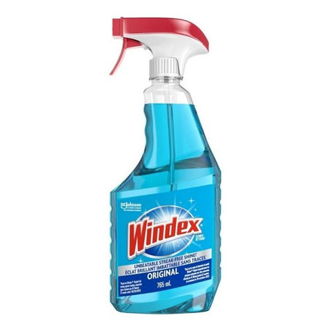 Windex, Original Glass And Window Cleaner, 765 Ml (Case Of 12)
