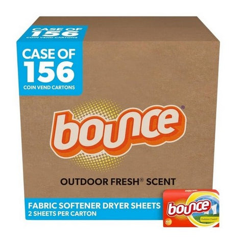 Bounce, Coin Vending Outdoor Fresh Fabric Softener, 156 Count